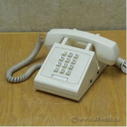 Webcor White Touch Tone Corded Desk Phone